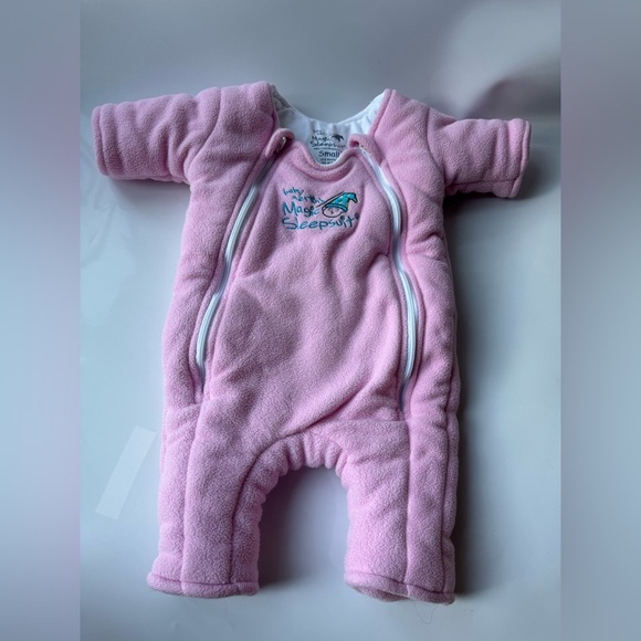 Baby Merlin’S Magic Sleepsuit Other - Baby Merlin’s Magic Sleepsuit Pink Fleece – Size Small (3–6 Month /12–18 pounds)